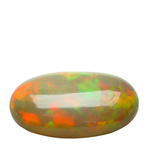 u/爱欧珠宝 天然澳大利亚白欧泊椭圆 裸石戒面 6.3ct zls0310-66