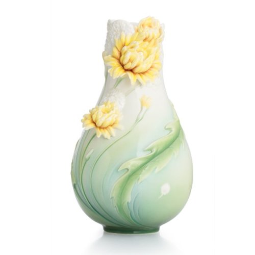 福愿满盈 蒲公英花瓶 田园风花器 艺术工艺品摆件 家居装饰品 精美