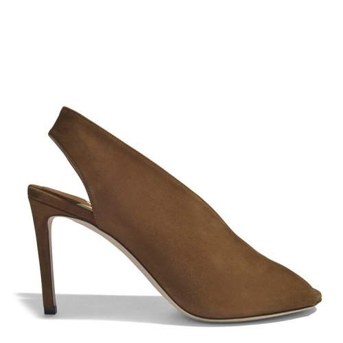 jimmychoo周仰杰18年春夏女性复古鱼嘴鞋高跟鞋shar85sue