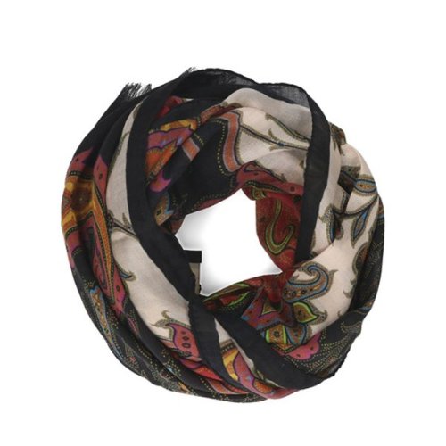 etro/艾特罗 19年春夏 通用 花纹 撞色 彩色 围巾 117774643 1