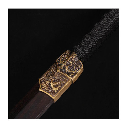 zhou shi/周氏 龙泉剑 非物质文化遗产 精装四圣兽八面汉剑