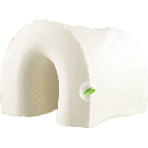 napattiga娜帕蒂卡泰国天然乳胶枕头高低无颗粒枕颈椎成人枕 白色