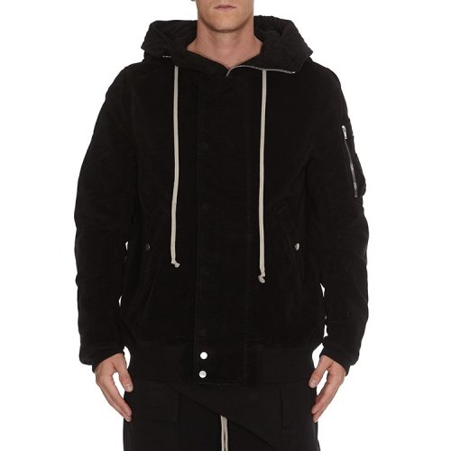 rick owens/瑞克·欧文斯 19年春夏 服装 男性 连帽 拉链 男士夹克 du