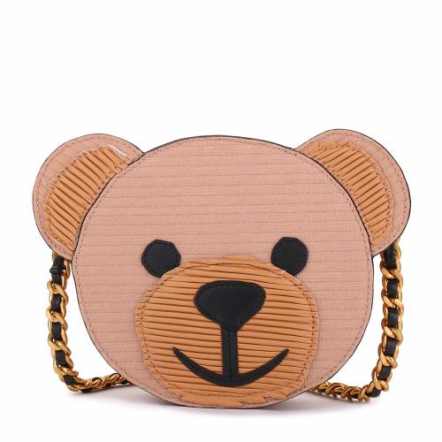 moschino/莫斯奇诺女士pvc单肩包 斜挎包 小熊包 7574