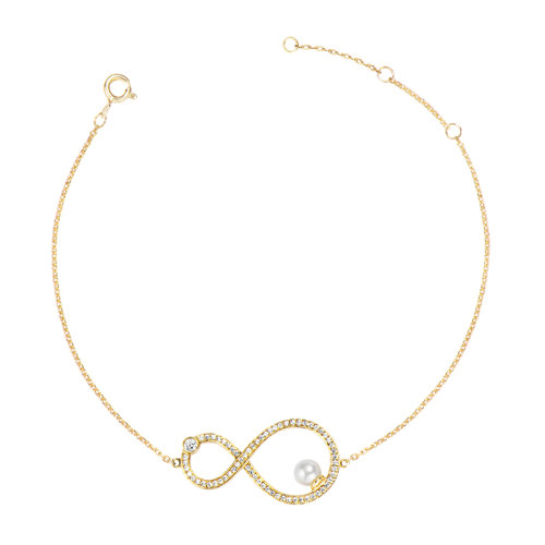 m-lab/马良行 【infinite系列】 无限系列时间定制满钻手链 18k黄金