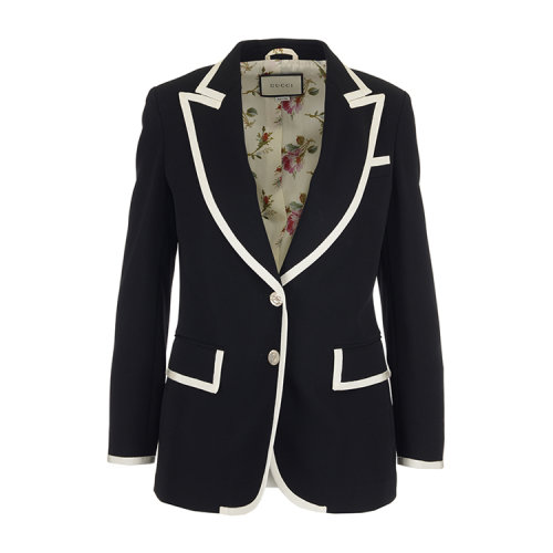 【18春夏】 gucci/古驰 女士西服 97% 粘胶纤维 3% 弹性纤维 时尚