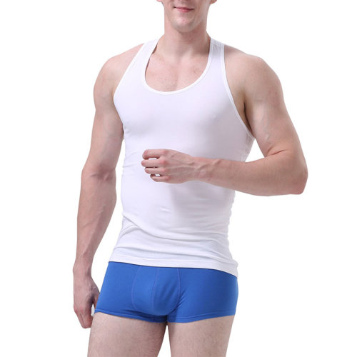 byford/百富男士背心棉质运动汗衫打底衫修身弹力打底内衣男mw7300