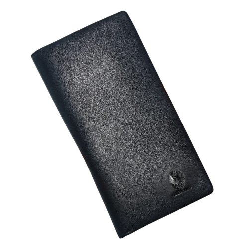 liemoch/利马赫 黑色长款经典商务头层牛皮男士钱包