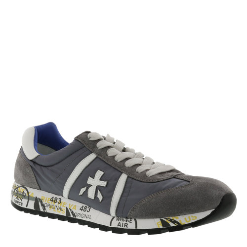 【17秋冬】 premiata/premiata 皮革 舒适 百搭 灰色 男士休闲运动鞋