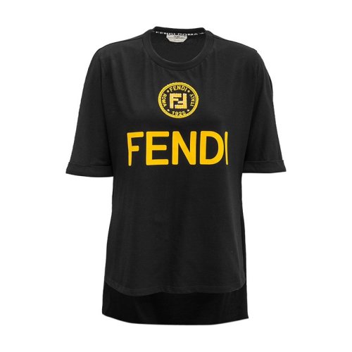 fendi/芬迪 embellished ff logo 女士棉圆领短袖t恤 fs704500a43af14