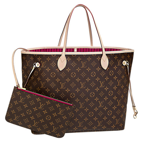 louis vuitton/路易威登 女士neverfull 大号手袋 m41180 161021