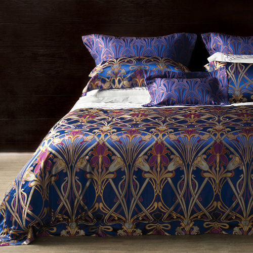 罗卡芙家纺 床上用品 欧式宫廷风真丝提花四件套 摩洛维亚1.8m床