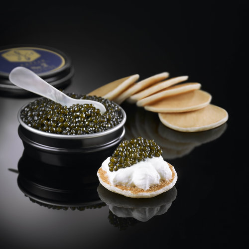 w3王氏鱼子酱no. 2 混血鲟superior oscietra米其林星级餐厅食材