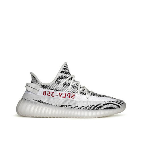 adidas/阿迪达斯 yeezy 350 boost v2 椰子白斑马 男士跑步鞋