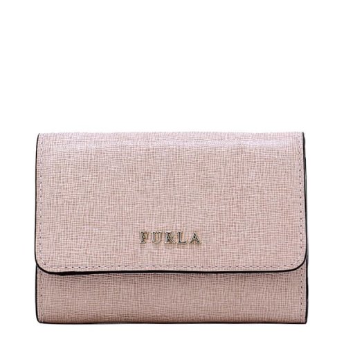 芙拉/furla 18年秋冬 暗纹 女包 女性 小方包 粉色 钱包 872823