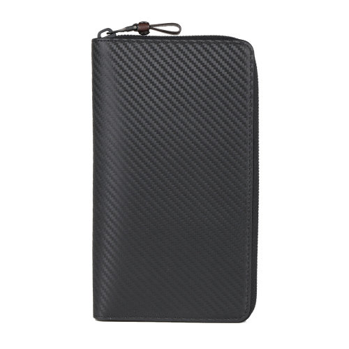 dunhill/登喜路 男士 黑色皮革全拉链长款皮夹 dml2a213a