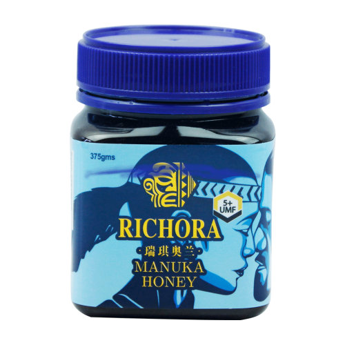 【richora瑞琪奥兰 蜂蜜】新西兰麦卢卡花蜂蜜(umf5 )375g*1瓶 吻鼻礼