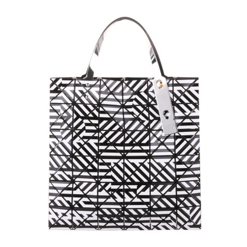 【designer bags】issey miyake/三宅一生女士新款六格pvc手提包 单肩