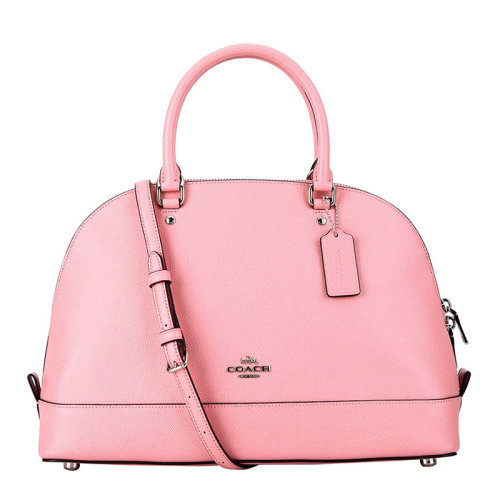 coach/蔻驰女士saffiano皮革单肩斜挎手提包贝壳包57524