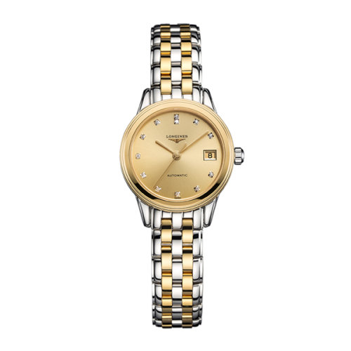 【longines浪琴 军旗系列】longines/浪琴军旗自动机械女表(l4.274.3.