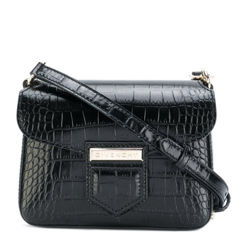 givenchy/纪梵希 nobile系列女士小牛皮单肩包鳄鱼皮纹理 bb05662472