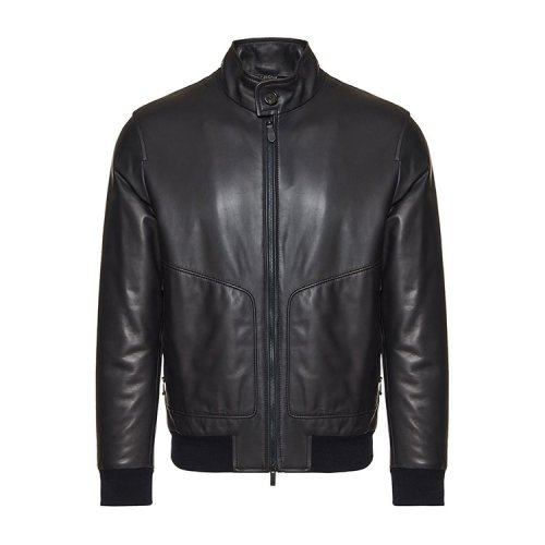 ermenegildo zegna/杰尼亚 男士羊皮夹克外套 vr074 zz959 k09