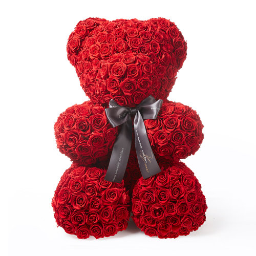定制永生玫瑰熊 中型90cm