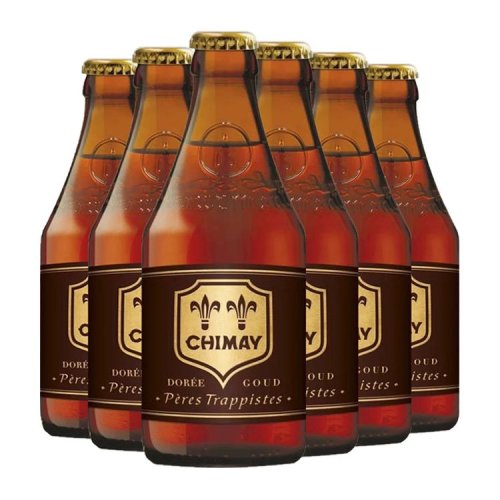 比利时进口精酿 chimay智美金帽啤酒 修道院精酿 330ml 6瓶