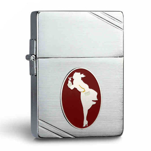zippo打火机 1935复刻风中女郎 28729限量纪念版