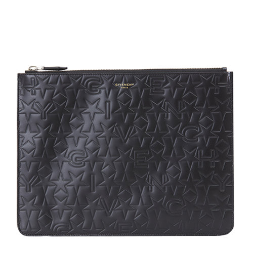 givenchy/纪梵希 男士黑色小牛皮手拿包 bk06072106-001-012w