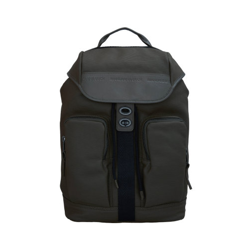 mandarina duck/意大利鸳鸯utilty osaka墨绿色男士聚酯纤维双肩包