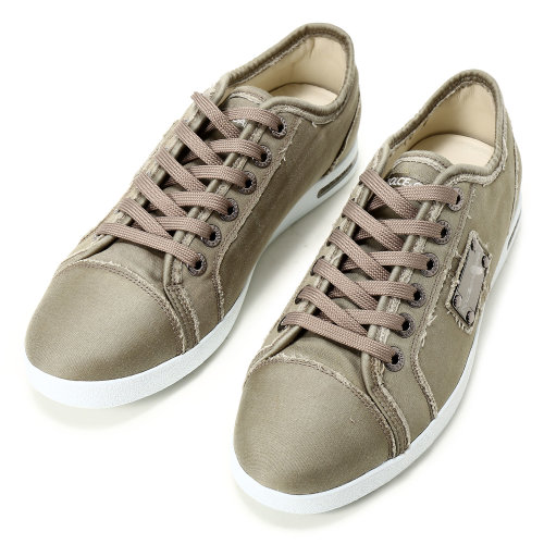 dolce&gabbana/杜嘉班纳男士绿色帆布休闲鞋 浅绿色 41