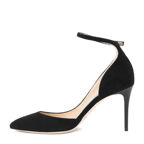 【Jimmy Choo周仰杰 高跟鞋】JimmyChoo/周仰杰LUCY系列羊皮材质一字扣带女士尖头高跟鞋【正品 价格 图片】 - 寺库网