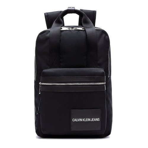 calvin klein/卡尔文·克莱因 男士 休闲时尚 格纹质地印logo方形双肩