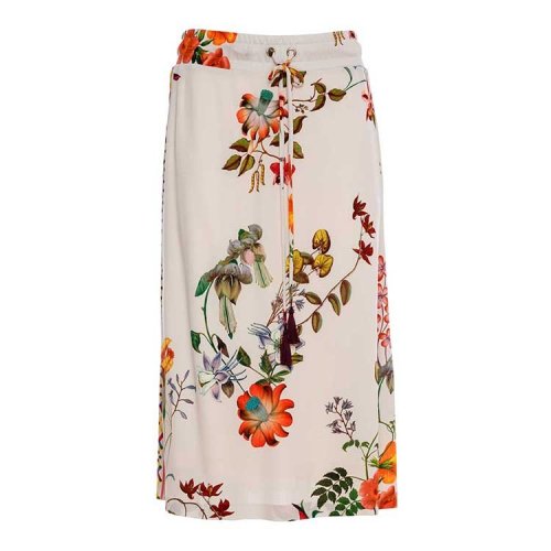 etro艾特罗19年春夏高腰女性碎花雪纺裙混色女士半身裙1512944550990