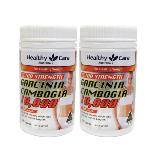【免税】healthycare藤黄果胶囊 100片*2瓶 控制食欲 加速脂肪燃烧