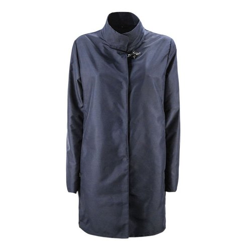 fay/fay 19年春夏 服装 简约 女性 封领 风衣 蓝色 女士夹克 naw