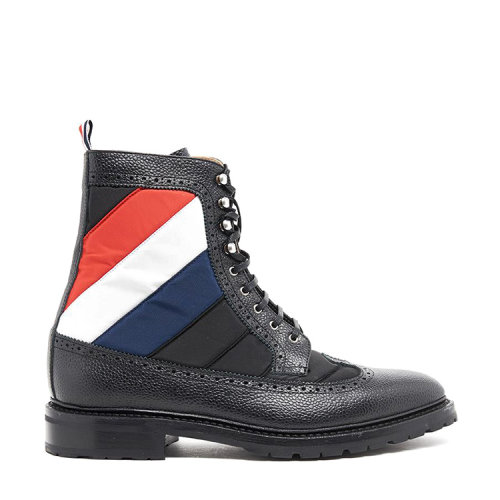 【17秋冬】 thom browne/thom browne 男士 50% 皮革 50% 涤纶 男士短