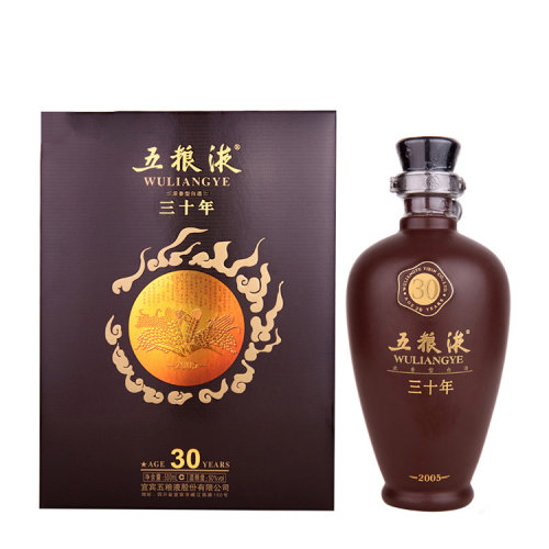 【五粮液股份三十年 年份酒 礼盒装】五粮液 浓香型50度三十年 年份酒