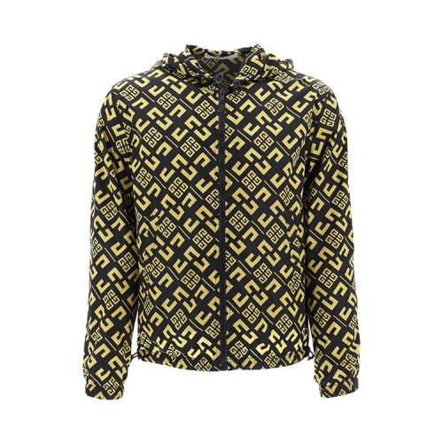 givenchy/纪梵希 19年春夏 外套 男性 花纹 连帽 男士夹克 bm00a411tg