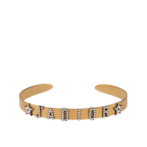 dior/迪奥 19春夏新款jadior女士金色水晶字母星星项圈 n0958adrcy