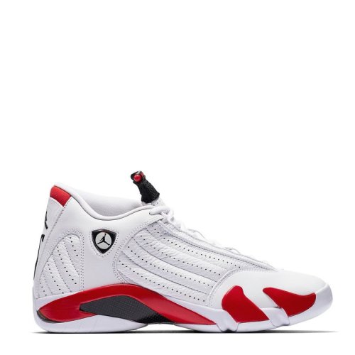 2019年春夏 jordan 乔丹 air jordan 14 candy cane aj14 白红男士