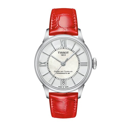 tissot/天梭 杜鲁尔系列简约时尚机械女士腕表 t099.207.16.118.00