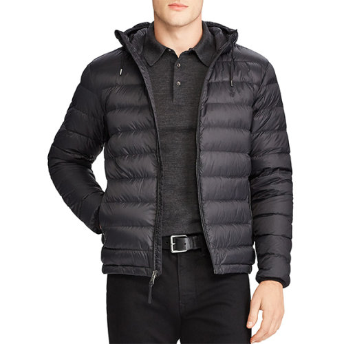 ralph lauren/拉夫劳伦 男士超轻戴帽羽绒服 b2560967