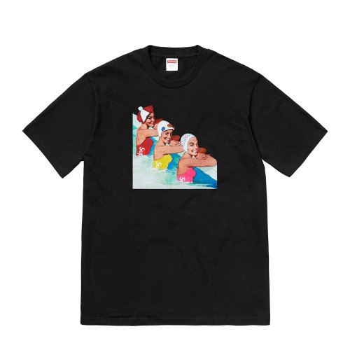 supreme 18ss swimmers tee 游泳 泳池 女郎 短袖 t恤