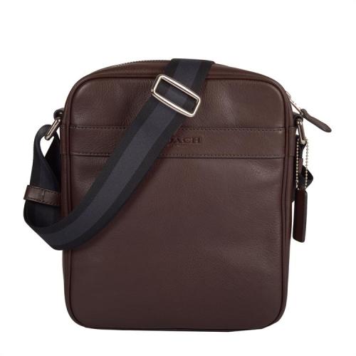 coach/蔻驰 牛皮 男士单肩斜挎包 71723