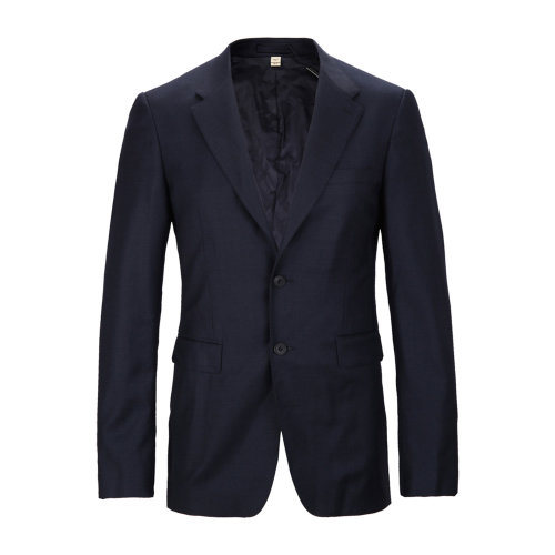 burberry/博柏利羊毛材质纯色简约休闲男士西装