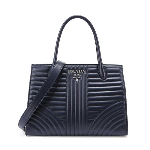 prada/普拉达女士diagramme系列黑色牛皮手提单肩包清仓j1ba1652d91f