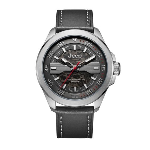 jeep手表吉普层次机械感男士商务防水钢带皮带自动机械表jpg92001