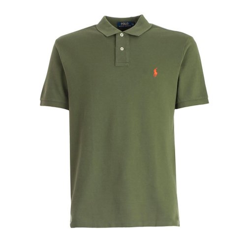 拉夫劳伦马球/polo ralph lauren 19年春夏 翻领 男性 胸标 商务风 军